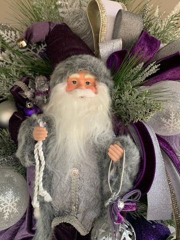 Santa in Purple Suit