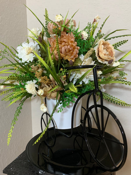 Tricycle floral arrangement