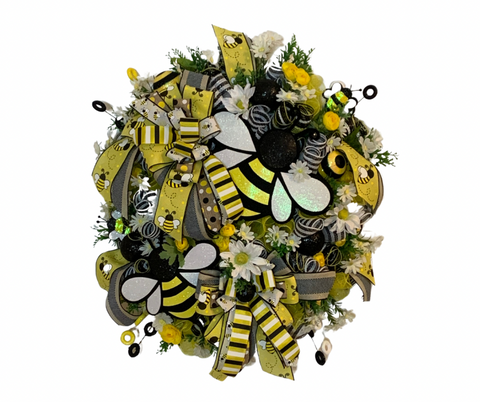 Wreath- Busy Bees