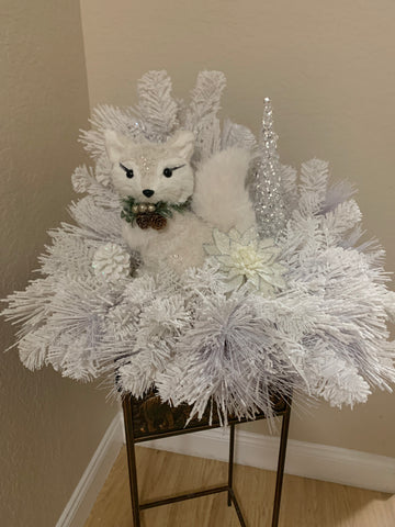 Winter wonderland centerpiece