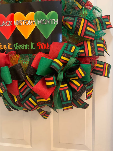 Wreaths- Black History (no bows)