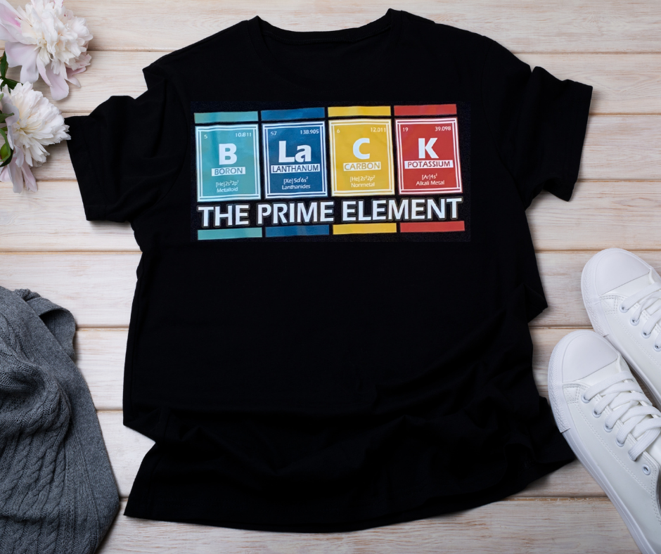 Black The Prime Element Tee